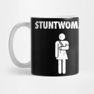 Stuntwoman Fractured Broken Arm Get Well Gift Mug